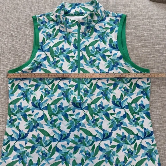 TOMMY BAHAMA Women’s Island Zone Aubrey Seaside Brights Mock  Top Size L NWT - Picture 5 of 14